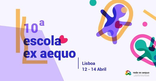 cartaz 10.ª escola ex aequo 12-14 Abril 2019 Lisboa