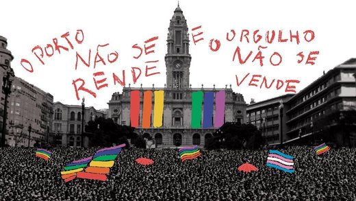 Cartaz 14ª Marcha do Orgulho LGBT+ do Porto 6 Julho 2019