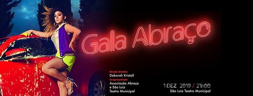 Cartaz 27ª Gala Abraço 1 dezembro 2019 São Luiz Teatro Municipal, Lisboa