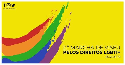 Cartaz 5.ª Reunião Aberta 2.ª Marcha de Viseu Pelos Direitos LGBTI 19 Junho 2019