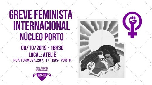 Cartaz 8M Núcleo Porto | A Preparar a Greve 2020 8 Outubro 2019