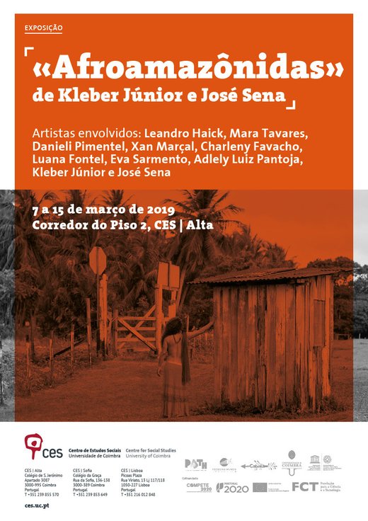 Cartaz «Afroamazônidas» de Kleber Júnior e José Sena 07-15 Março 2019 Coimbra