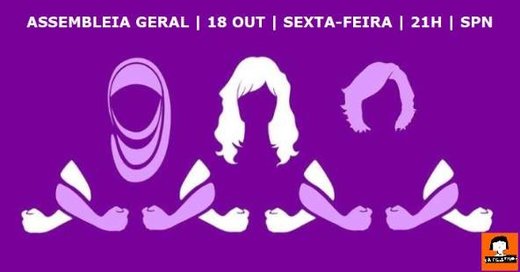 Cartaz Assembleia Geral de A Coletiva 18 Outubro 2019 Porto