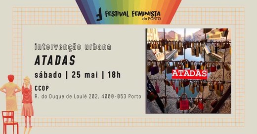 Cartaz Atadas 25 Maio 2019 Festival Feminista do Porto