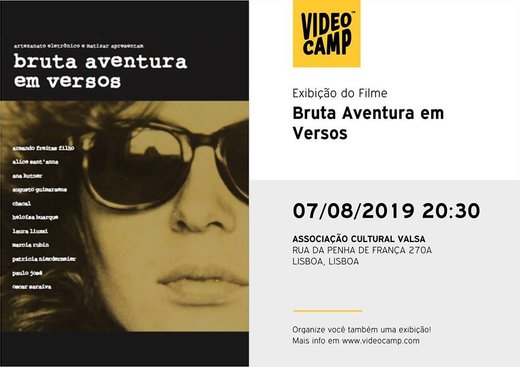 Cartaz Cinevalsa | bruta aventura em versos 7 Agosto 2019 Valsa Lisboa