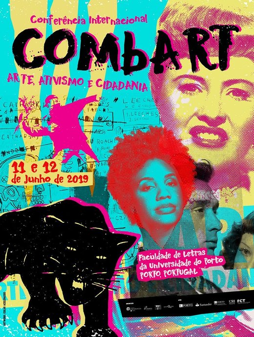 Cartaz CombArt - Conferência Internacional Arte, Ativismo e Cidadania 11-12 Junho 2019