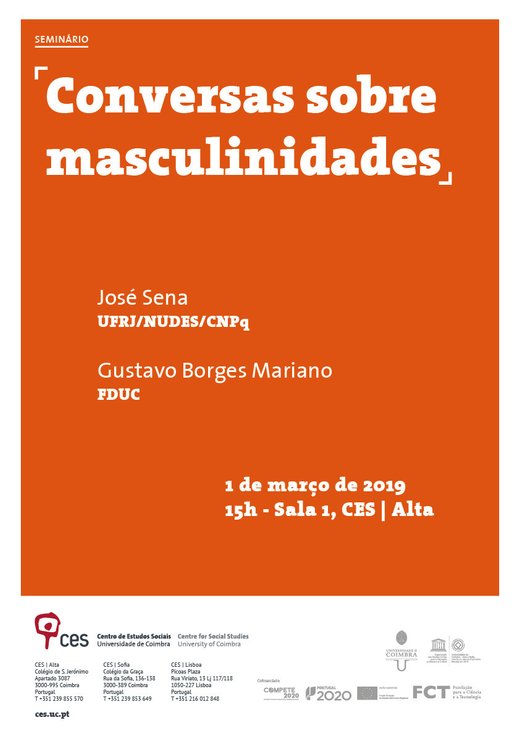 Cartaz Conversas sobre masculinidades 2019-03-01
