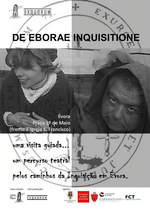 cartaz De Eborae Inquisitione, uma visita pelos caminhos da Inquisição 27/29 Março 2019