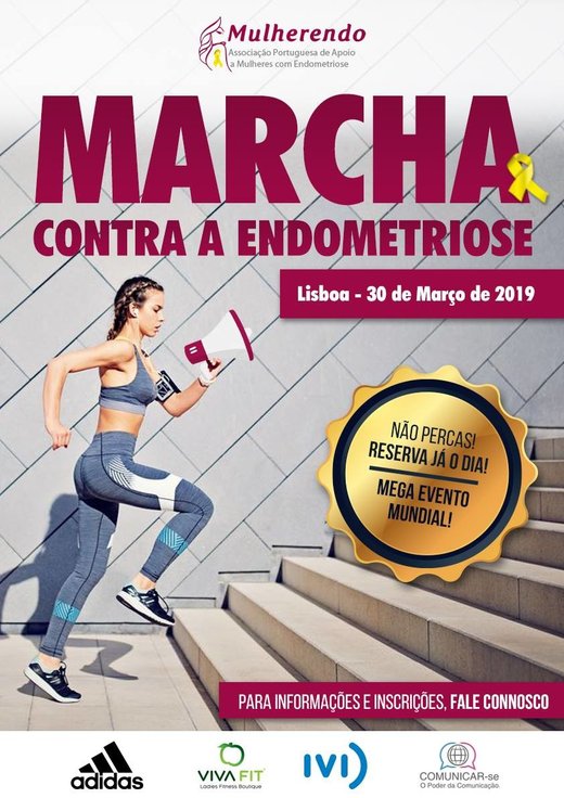 Cartaz EndoMarcha 2019 - 30 de Março - Lisboa