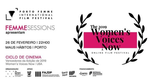Cartaz FEMME Sessions #25 | Maus Hábitos 26 Fevereiro 2020 PORTO FEMME - International Film Festival Maus Hábitos Porto