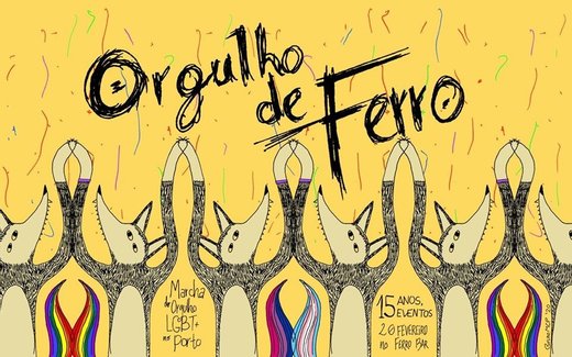 Cartaz FESTA Pré-Carnaval| Orgulho de Ferro 20 Fevereiro 2020 Porto