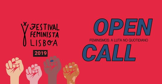 Cartaz Festival Feminista de Lisboa - Open Call 2019