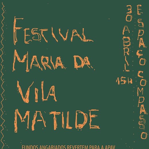 Cartaz Festival Maria da Vila Matilde 30 Abril 2019 Porto