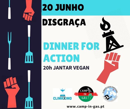 Cartaz Jantar Benefit Dinner For Action 20 Junho 2019 Lisboa