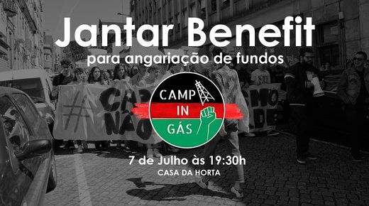 Cartaz Jantar Benefit + Hiperactivandote!!! Campingás 7 Julho 2019 Porto