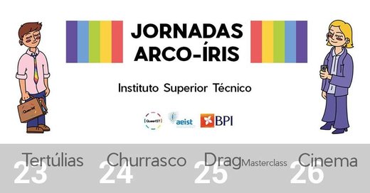 Cartaz Jornadas Arco-Íris 23-26 Abril Lisboa