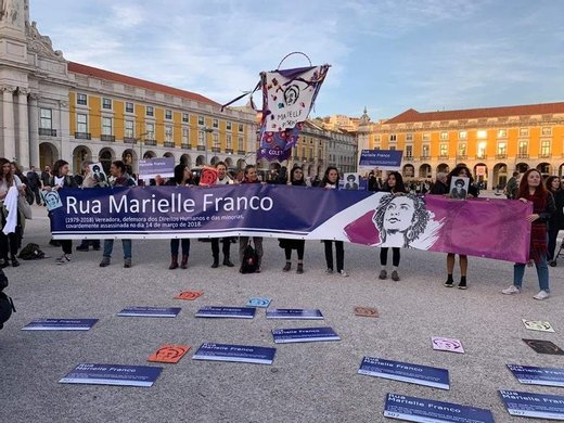 Cartaz Justiça por Marielle e Anderson: um ano sem respostas Lisboa 2019-03-14