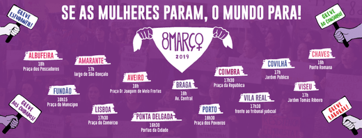 Cartaz Lisboa // 4º encontro colaborativo para a Greve Feminista 2020 19 Novembro 2019 Rede 8 Março Lisboa