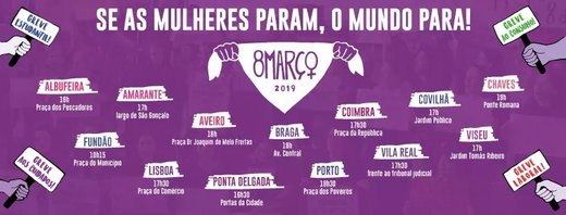 Cartaz Lisboa // 7ºEncontro da Greve Feminista 2020+colagem de cartazes 5 Fevereiro 2020 Rede 8 de Março