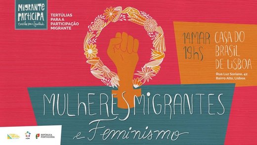Cartaz Migrante Participa: Caminhos para a igualdade 2019-03-14 Lisboa