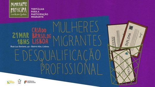 Cartaz Migrante Participa: Caminhos para a Igualdade 21 Março 2019 Lisboa