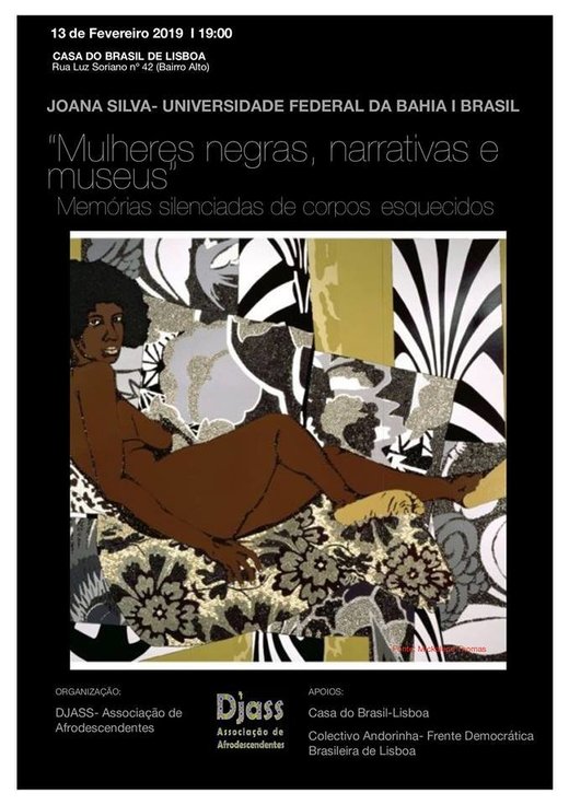 Cartaz Mulheres Negras, Narrativas e Museus 2019-02-13