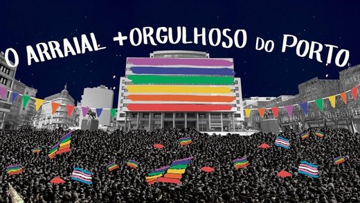 Cartaz O Arraial Mais Orgulhoso do Porto 6 Julho 2019