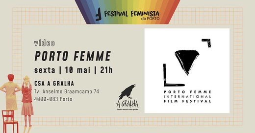 Cartaz Porto Femme 10 Maio 2019 Festival Feminista do Porto