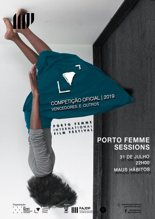 Cartaz PORTO FEMME Sessions#20 | Maus Hábitos 31 Julho 2019 Porto