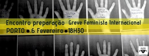 Cartaz Porto: Não nos calamos, preparação da Greve Feminista 2019