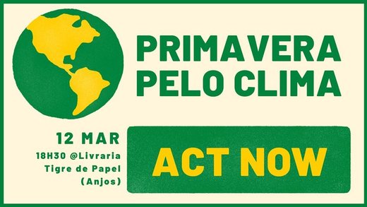 Cartaz Primavera pelo Clima@Anjos 12 Março 2020 Climáximo Lisboa