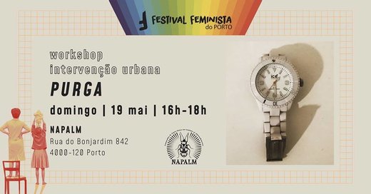 Cartaz Purga 19 Maio 2019 Festival Feminista do Porto