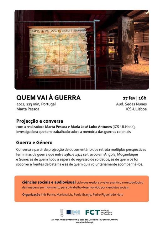 Cartaz «Quem vai à Guerra», de Marta Pessoa 2019-02-27