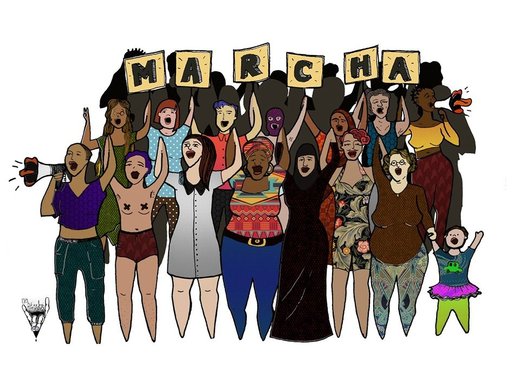 Cartaz Reunião Aberta - Marcha pelo Fim da Violência Contra as Mulheres 2019 UMAR Lisboa