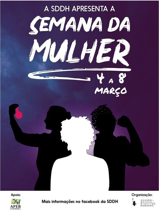 Cartaz Semana da Mulher 04-08-Março 2019 Coimbra