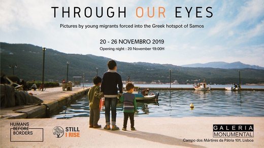 Cartaz Through our eyes Exhibition - Lisboa 20-26 Novembro 2019
