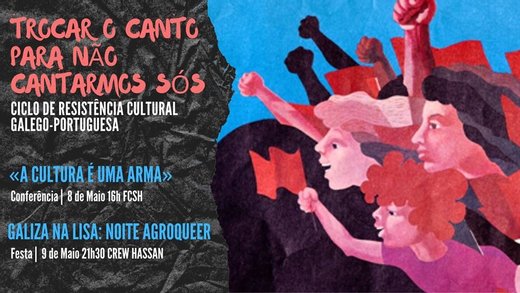 Cartaz «Trocar o Canto para Não Cantarmos Sós» 8 e 9 Maio 2019 Lisboa