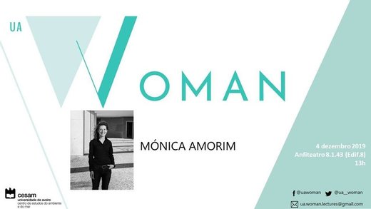 Cartaz Ua-Woman lectures 4 Dezembro 2019 Universidade de Aveiro