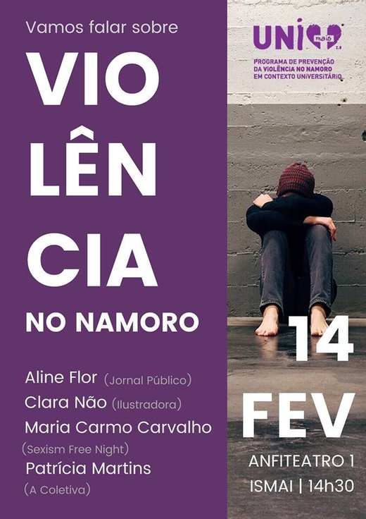 Cartaz Vamos falar sobre "Violência no Namoro" 2019-02-14