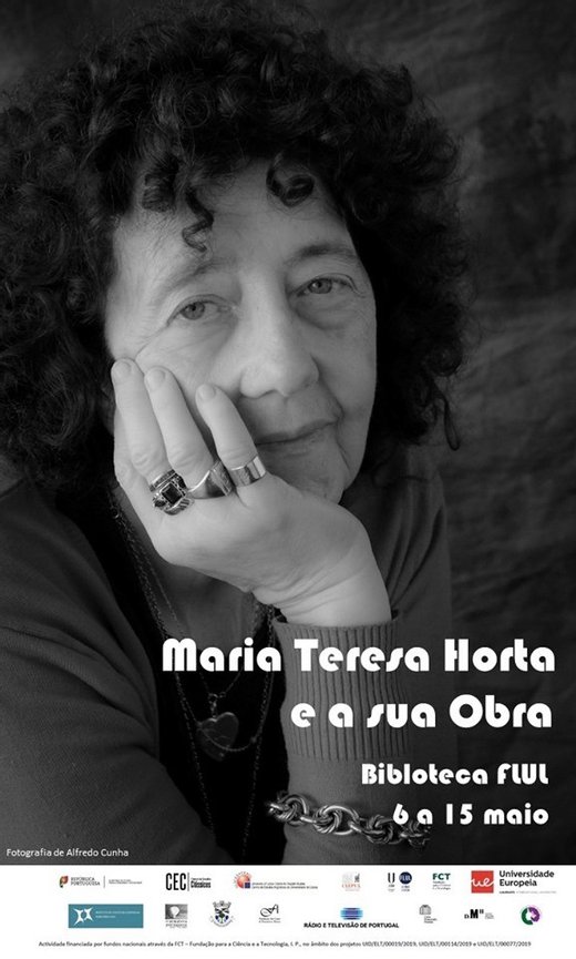 Cartaz Visita Guiada à Exposição Maria Teresa Horta e a sua Obra 14 Maio 2019 Lisboa