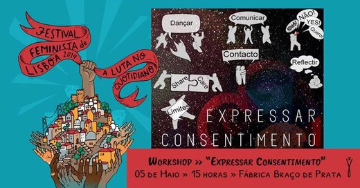 Cartaz Workshop - “Expressar Consentimento / Consent Expressions” 5 de Maio de 2019 Lisboa