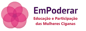 Logo Projeto EmPoderar: educação e participação das mulheres ciganas